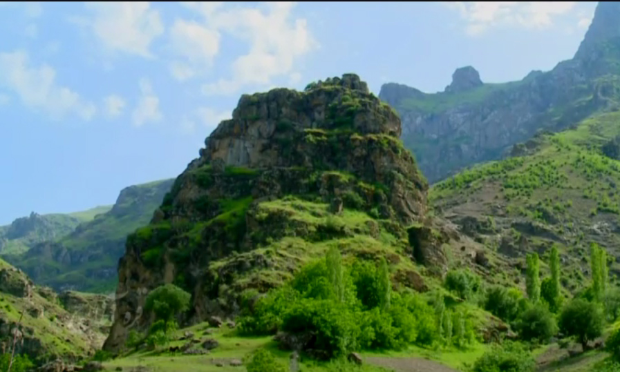 طبیعت روستای قره آغاج در اردبیل